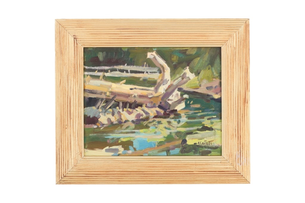 Gary Schildt (1938 - 2021) "Stream Near Augusta" (1 of 9)