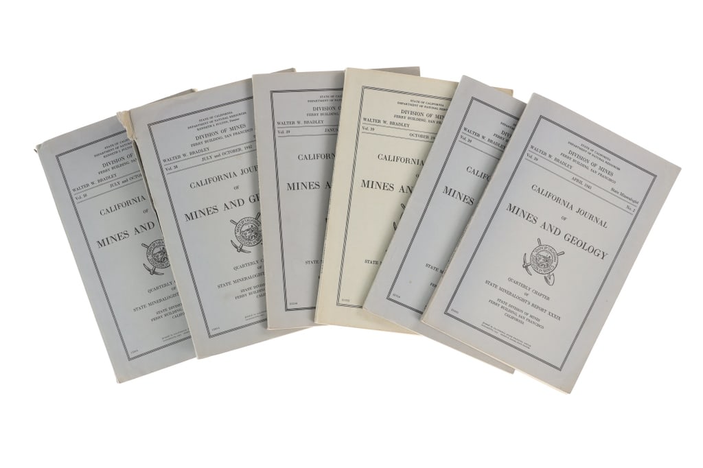 "California Journal of Mines and Geology" 1942-43 (1 of 20)