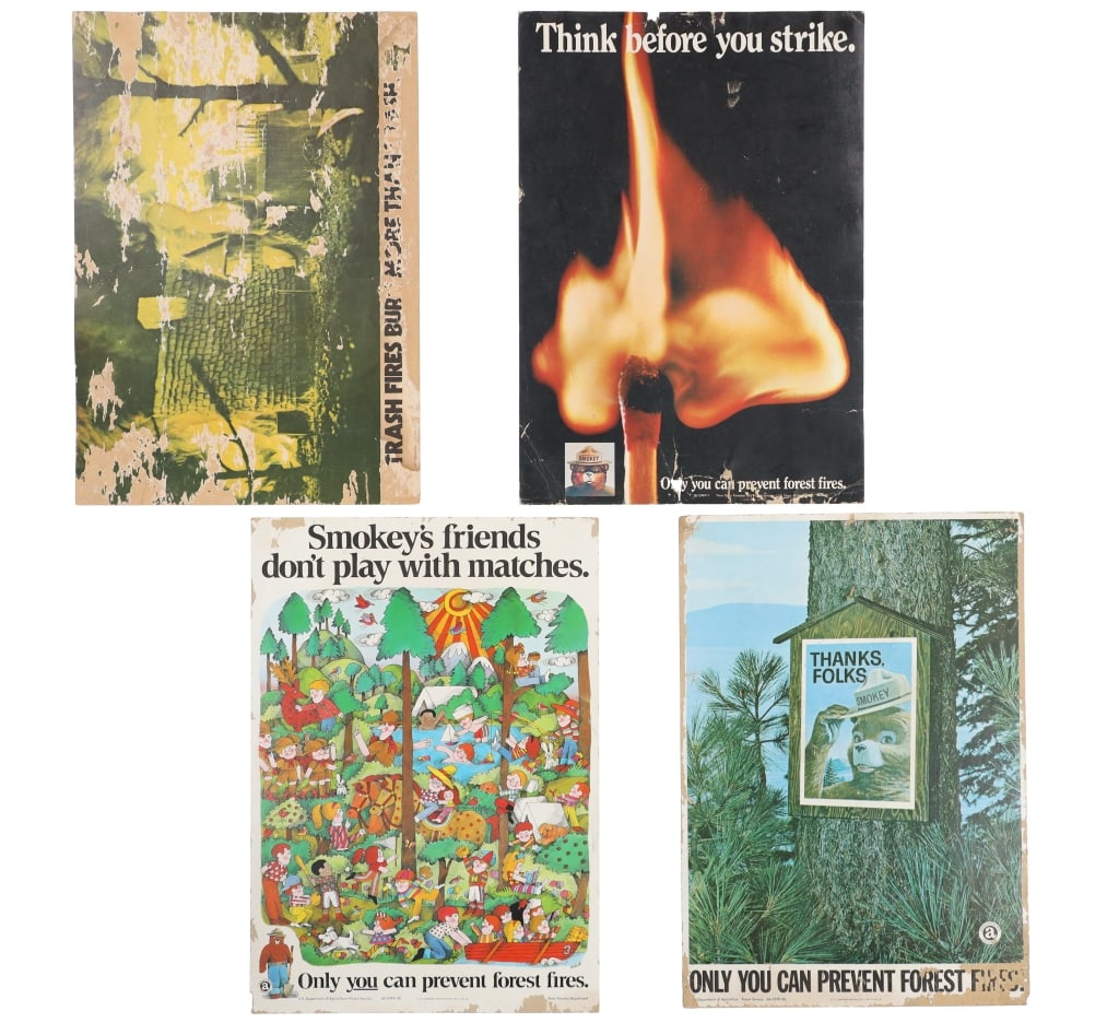 U.S. Dept. of Ag. Smokey The Bear Posters 1967-73 (1 of 14)