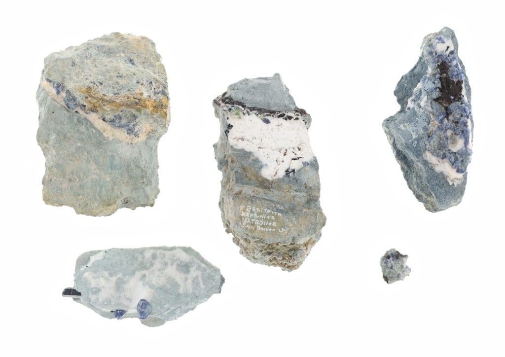 Benitoite & Neptunite Geological San Benito Co, CA (1 of 15)