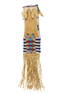 Ca. 1870 Cheyenne Four Tab Beaded Hide Pipe Bag