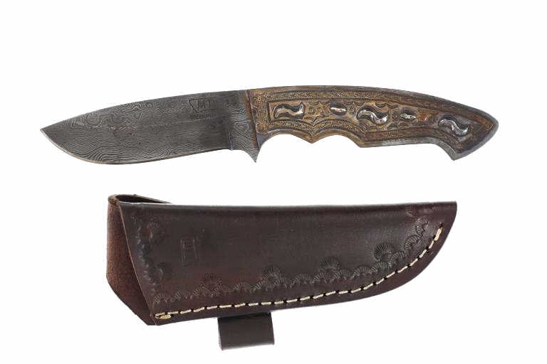 Navajo R. Begay Jr. Turquoise Silver M.T.K. Knife (1 of 7)