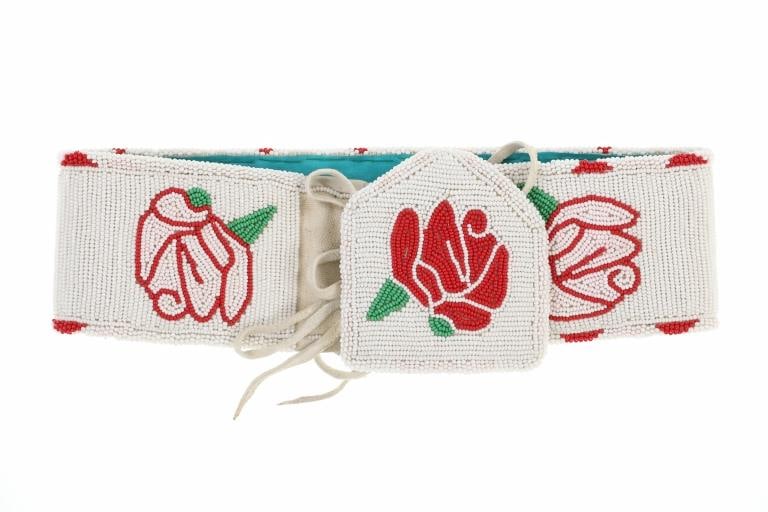 Montana Crow Beaded Belt c. Mid 1900s (1 of 8)