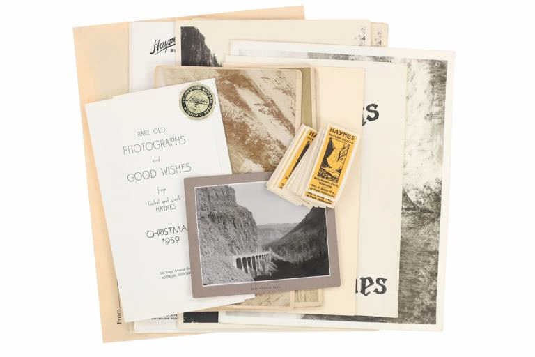 F.J. Haynes Photographs & Ephemera 1936-1959: Featured in this lot is this F. J. Haynes photograph and ephemera collection circa 1936-1959. Frank Jay Haynes, known as F. Jay or the Professor to almost all who knew him, was a professional photogra