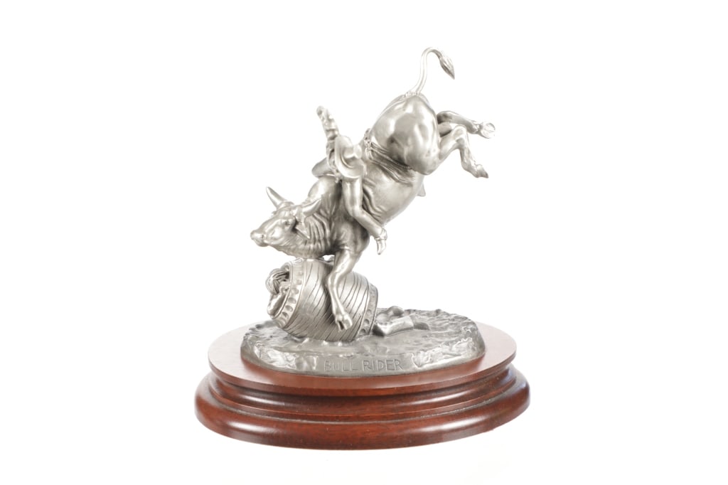 Don Polland Limited Ed. "Bull Rider" Fine Pewter (1 of 17)