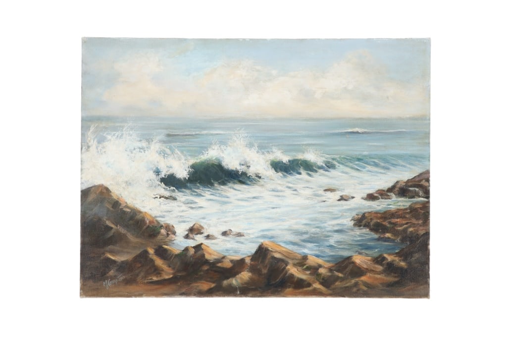 Mildred Compton (1912-1976) Oil On Canvas c. 1940 (1 of 12)