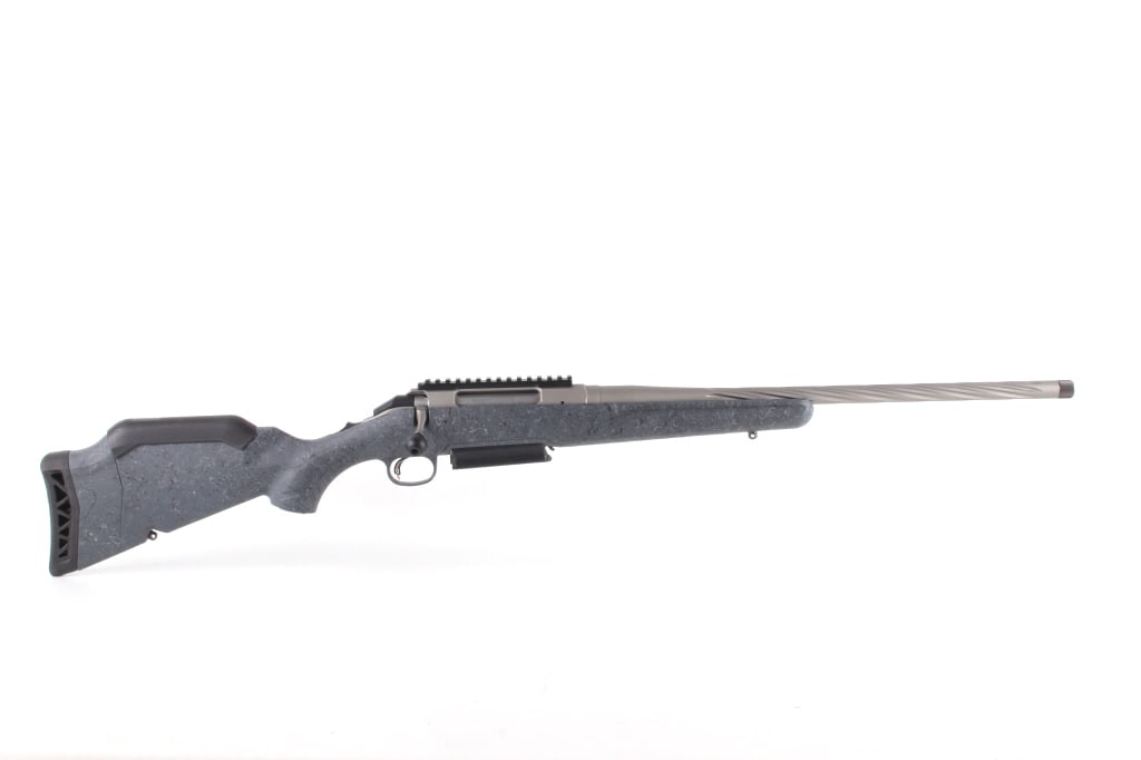 Ruger American 7MM PRC Bolt Action Rifle: Featured in this lot we have a Ruger American bolt action rifle chambered in 7MM PRC. This modern rifle displays a 21" long barrel, synthetic stock, external magazine, picatinny rail, and check rest. 