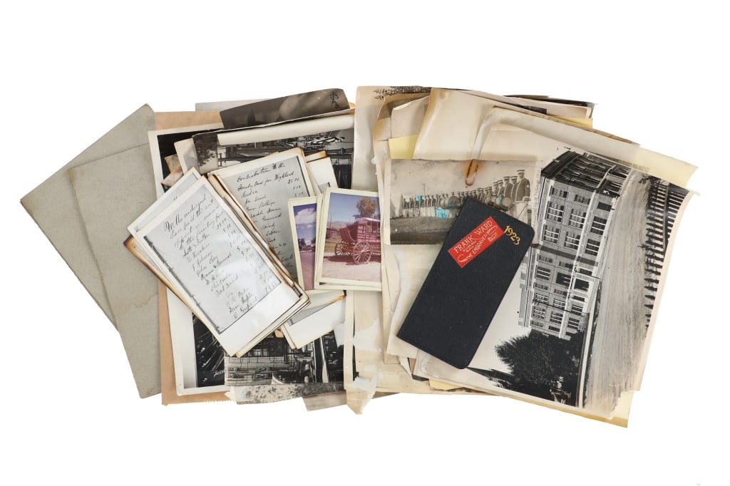 C.O. Smithers & Frank Ward Photographs 1910-40s: Featured in this lot are various photographs taken and collected by C. Owen Smithers and his business partner Frank Ward circa 1910-40s. These photos come from the C. Owen Smithers Photo Collection. C