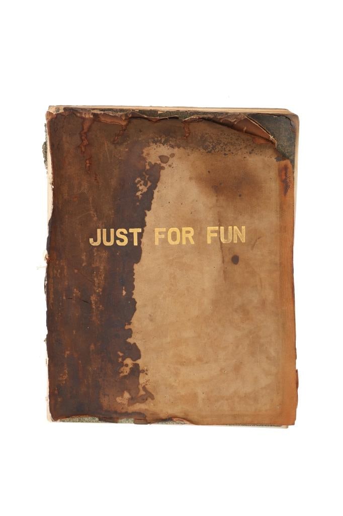 Cartoons and Caricatures of Men in Montana 1907: For your consideration is this first edition of "Just For Fun" by E.A. Thompson, copy-righted by E.A. Thompson. The book includes various artists such as John C. Terry, F.P. Ellis, Alan L. Lovey and A