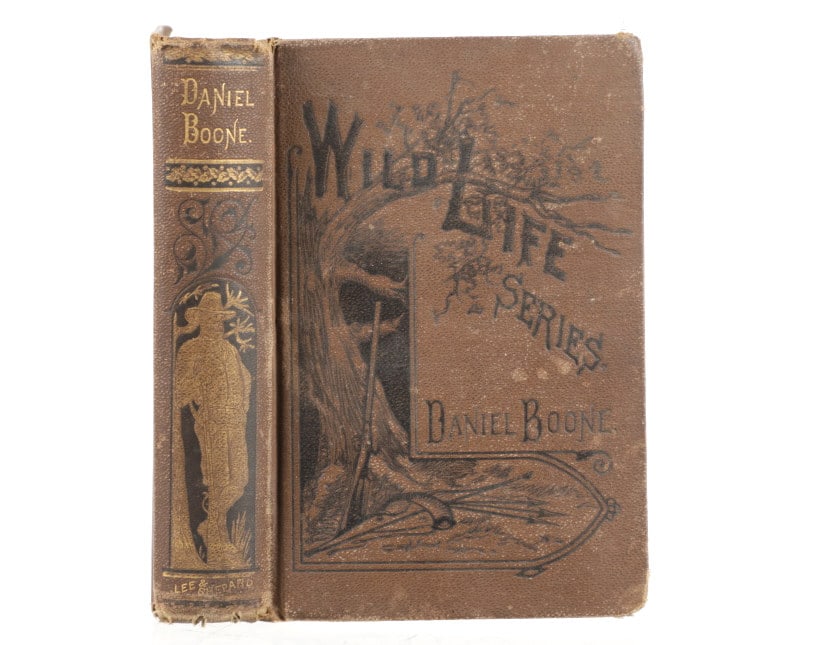 Daniel Boone and the Hunters of Kentucky 1st Ed.: Featured in this lot is this rare, 1854 first edition of, "Daniel Boone and The Hunters of Kentucky" by W. H. Bogart, publishers Lee & Shepard, copy-righted by Miller, Orton & Mulligan, Auburn and Buf