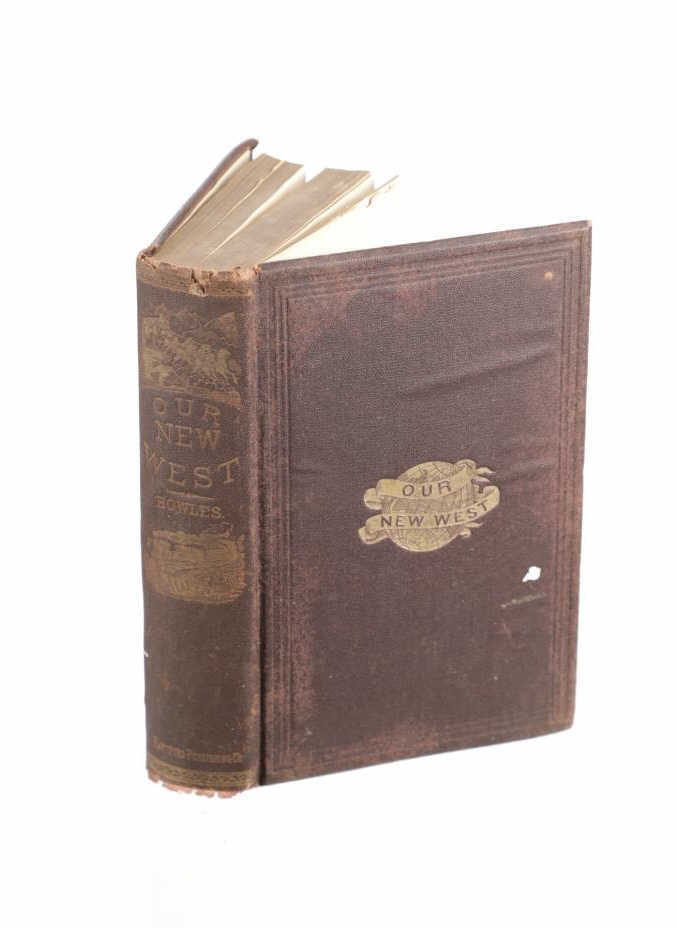 1869 1st Ed. Our New West by Samuel Bowles: Featured in this lot is a 1869 1st edition of Our New West by Samuel Bowles. Our New West is a detailed account of Bowles' journey across the Western United States, beginning in the Mississippi River 
