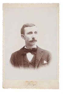 RARE John Ringo (1850-1882) Ex-Family Photo: Featured in this lot is this rare Ex-Family photograph of John Ringo born in 1850 and died in 1882; Provenance: From the Tombstone Western Heritage Museum in Tombstone, Arizona. This photograph featur
