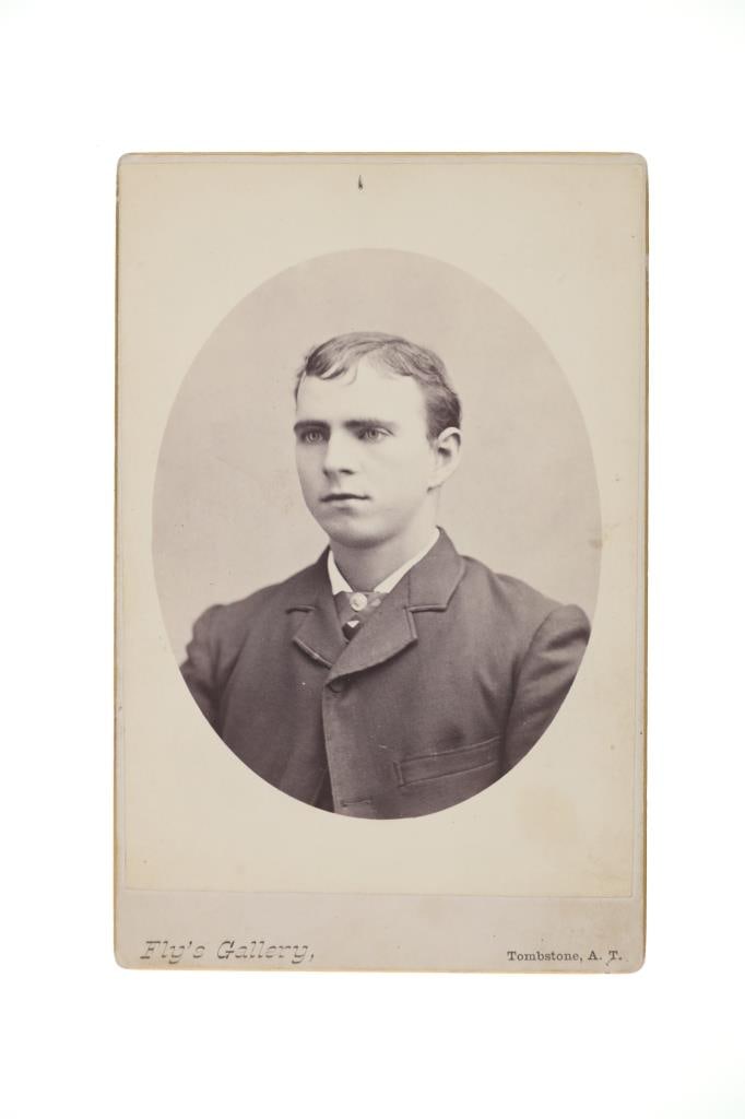 RARE CS Fly Frank Stilwell 1856-1882 Cabinet Card: Featured in this lot is this rare C.S. Fly cabinet card of Frank Stilwell born in 1856 and died in 1882; Provenance: From the Tombstone Western Heritage Museum in Tombstone, Arizona. This is a cabinet