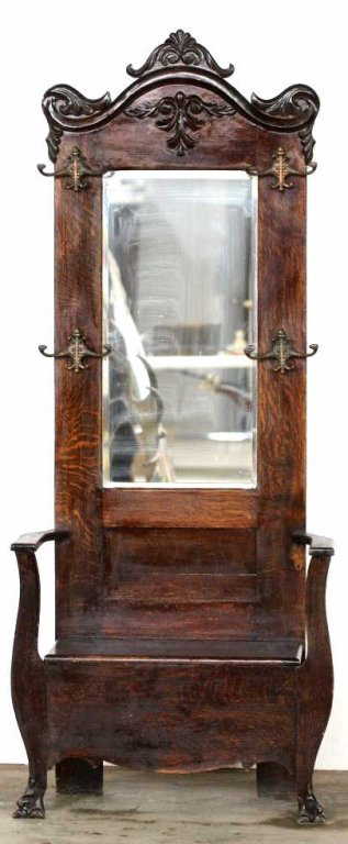 Antique Hall Tree