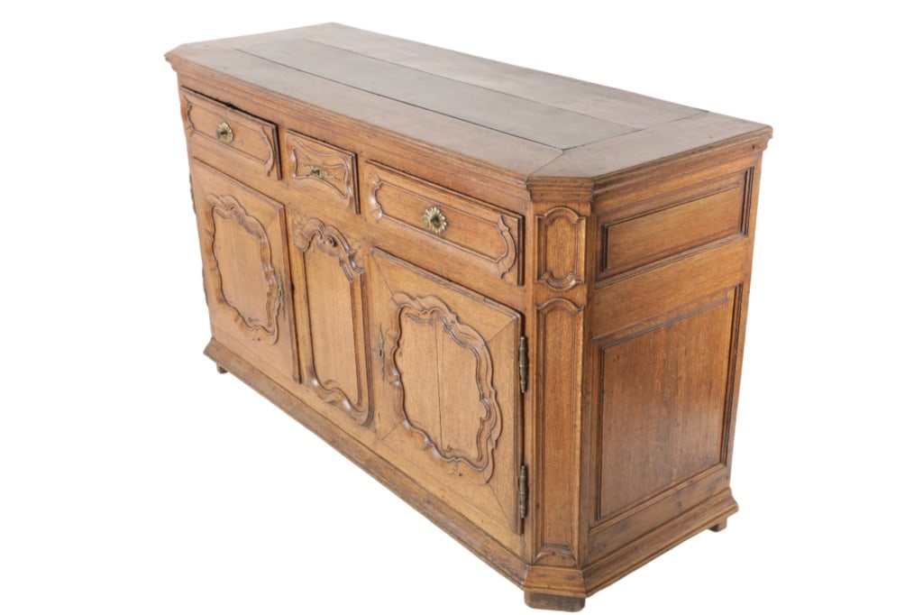 Rare 18th Century Louis XV Oak Buffet (1 of 18)