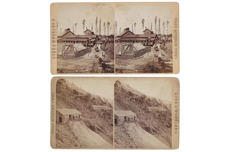 1879-81 Luke & Wheeler Rocky Mtn. Stereoviews (2) (1 of 11)