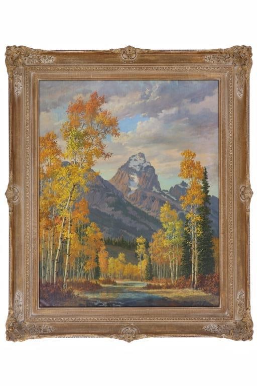 Hall Diteman (Montana 1925-2009) "The Grand Teton" (1 of 7)