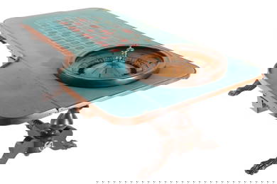 Ca. 1880 Crystal Palace Saloon Roulette Table