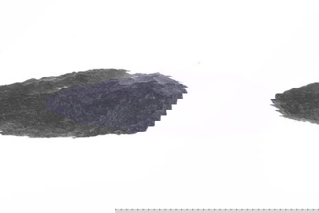 3 1/8" Birch Creek Cluster Point 9000-7000 BP: Featured in this lot is this 3 1/8" Birch Creek cluster point dated from 9000 to 7000 B.P. and from the Early to Middle Holocene period and was displayed previously in the Tombstone Western Heritage M