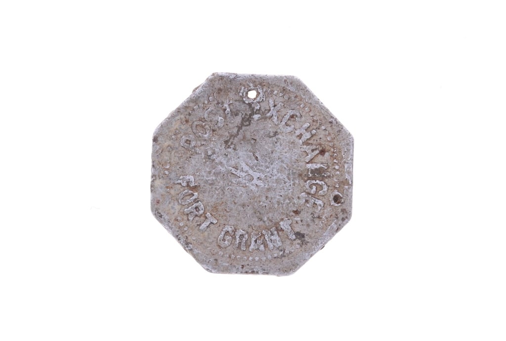 1880's Fort Grant Arizona Post Exchange 10? Token (1 of 6)