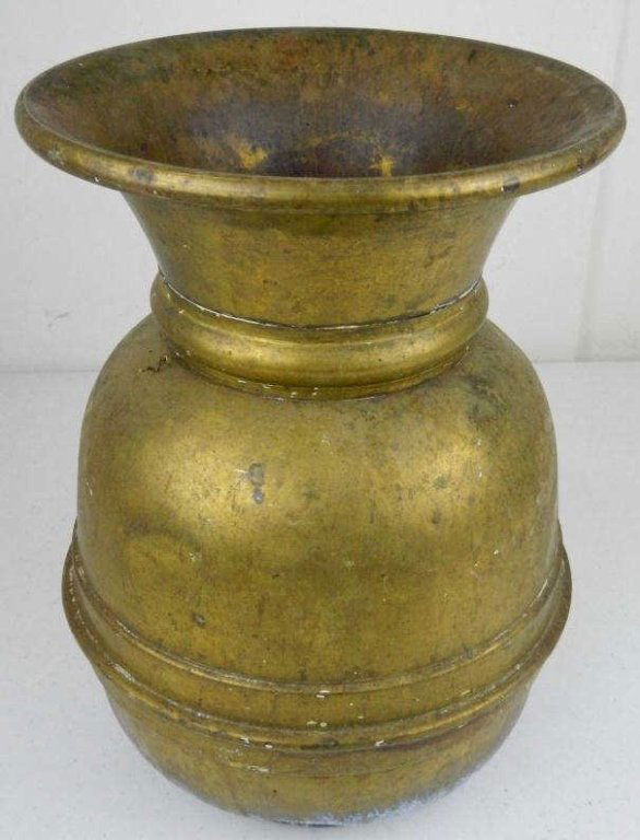 Antique Brass Spittoon