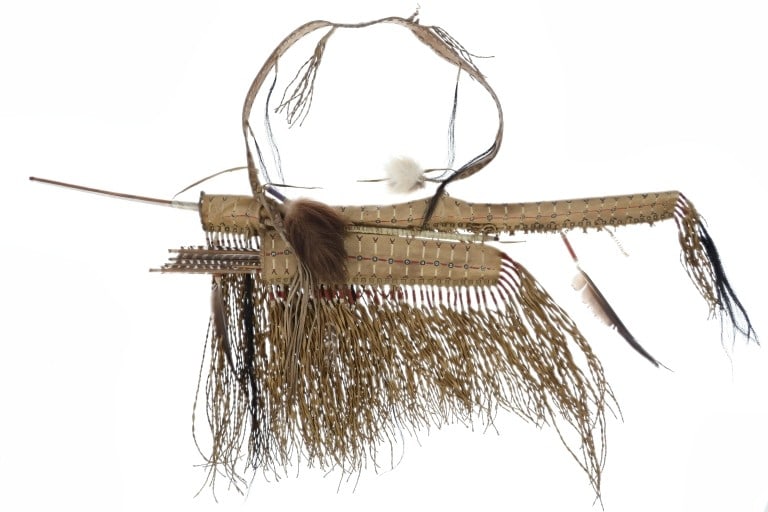 Chiricahua Apache Painted Bow & Arrow Quiver Set (1 of 20)