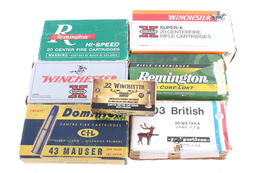 Collection Of Rare Rifle Ammunition & Boxes (1 of 16)