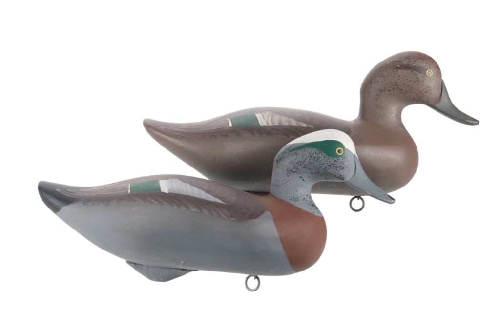 Ca. 1980's Widgeon Decoy Pair by Patrick Vincenti (1 of 12)