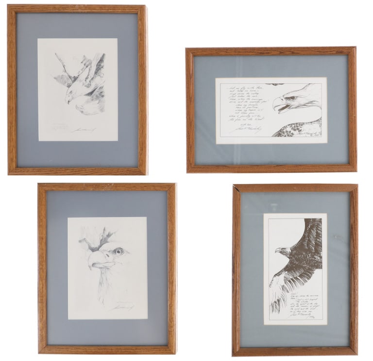 Mario F. Fernandez Bald Eagle Prints 1885-89 (4) (1 of 16)