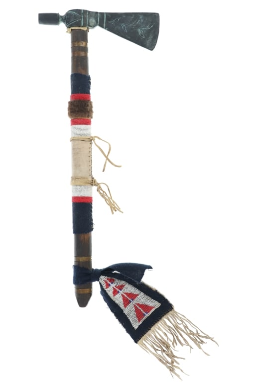 Lakota Sioux Pipe Tomahawk by John Young Buck (1 of 17)