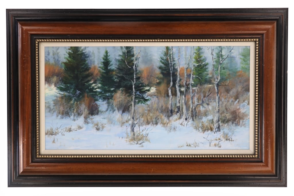 Robert Krieg (1948-2012) Framed Acrylic on Board (1 of 7)