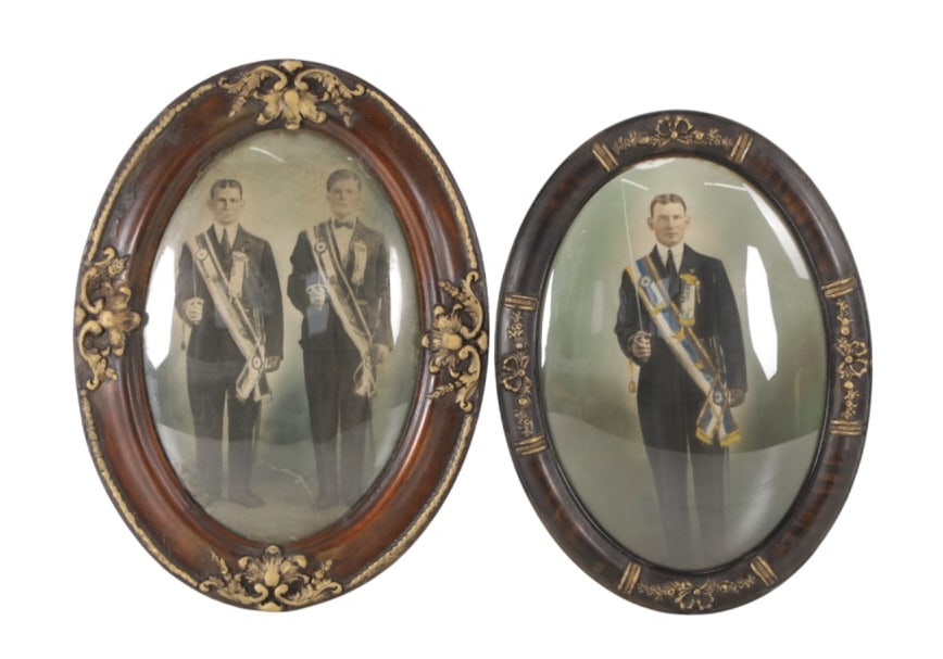 Oval Framed Hand-Tinted Fraternity Photographs (2) (1 of 9)