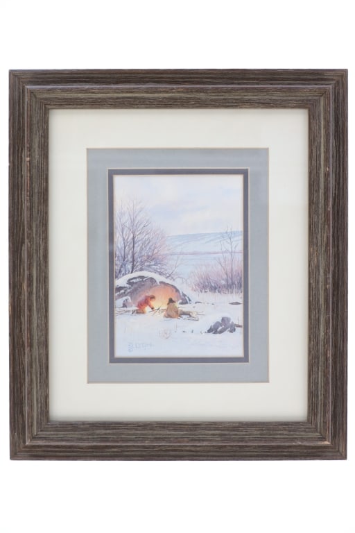 Dustin Lyon Original Watercolor Painting 1980-90s (1 of 8)