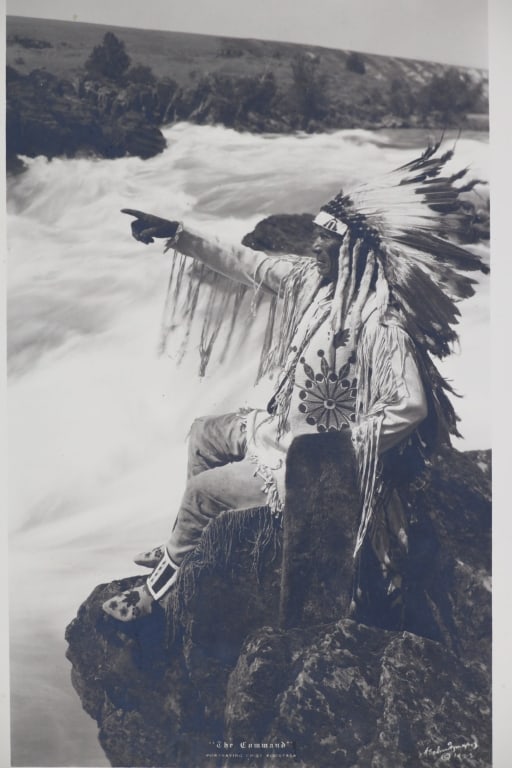 Ca. 1922 Chief Koostata Dayton, Montana Photo (1 of 6)