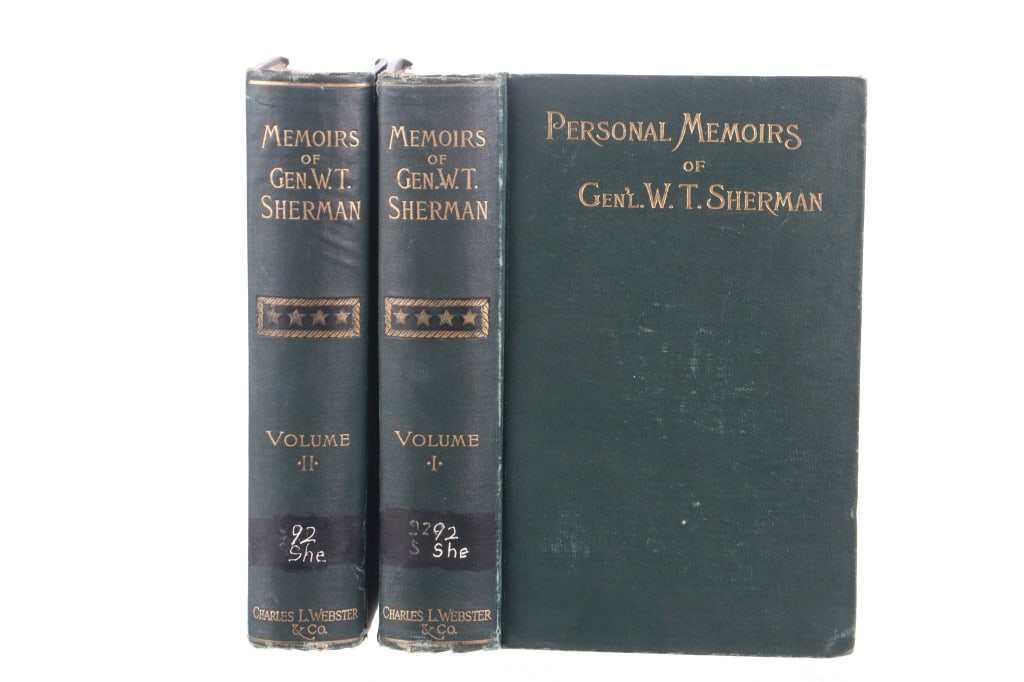 1891 Personal Memoirs of General Sherman V. I & II (1 of 17)