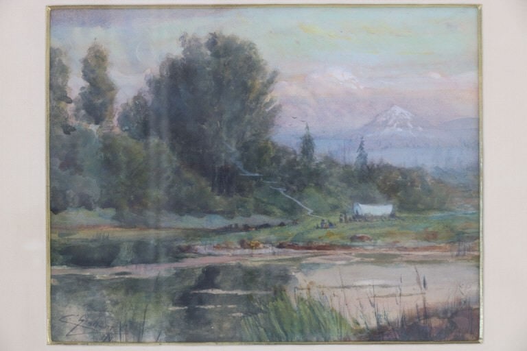 Charles Graham (1852-1911) Watercolor ca. 1894 (1 of 10)