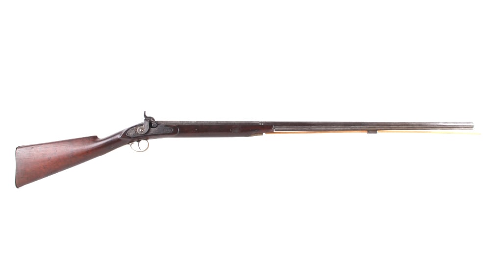 London Marked .60 Cal Half Stock Percussion Fowler (1 of 15)