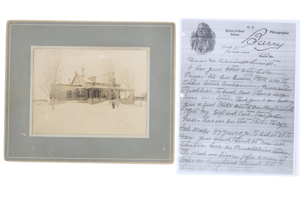 D. F. Barry Photo Of Lt. Col. Custer's Home 1873 (1 of 8)