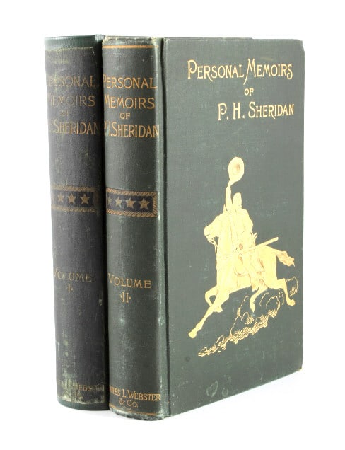 "Personal Memoirs of P.H. Sheridan" 1st Ed. 1888 (1 of 11)