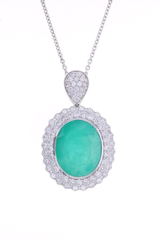 RARE Columbian Emerald 46.78 ct. Pendant w/ Papers (1 of 6)