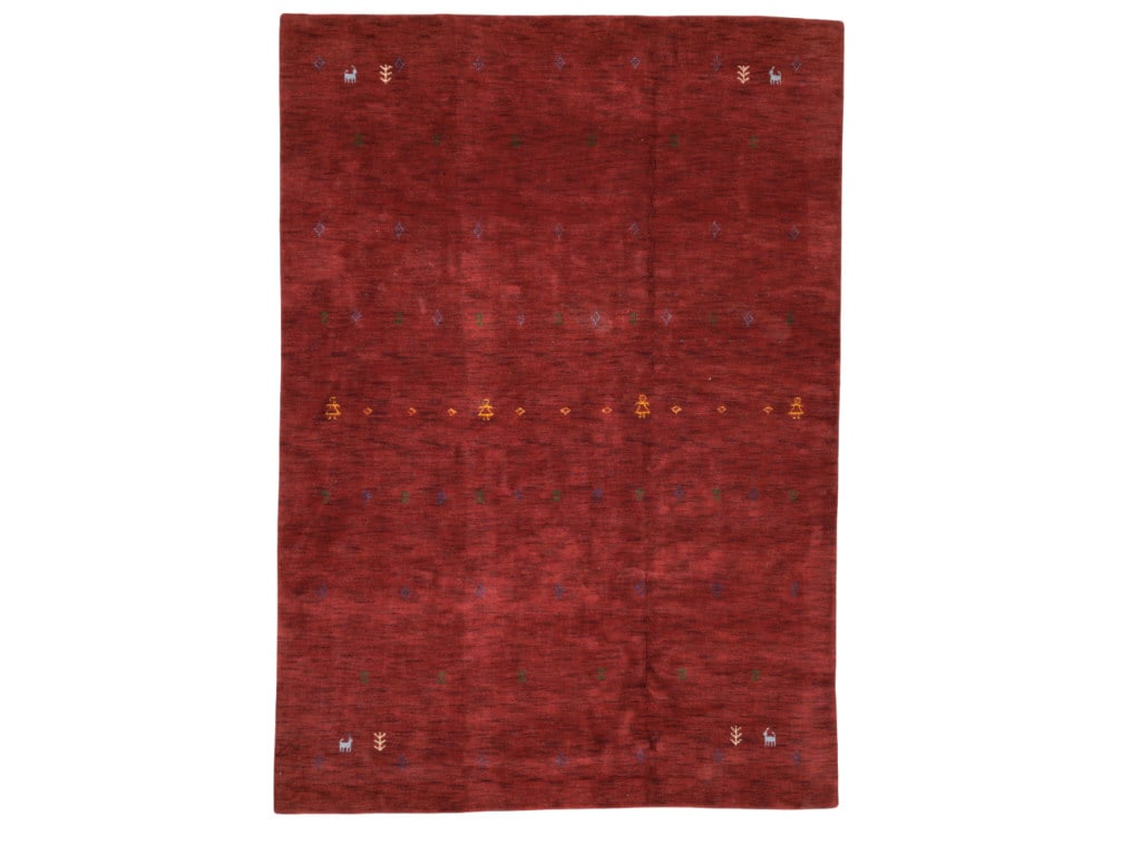 Persian Gabbeh Wool Rug 20th Century (1 of 10)