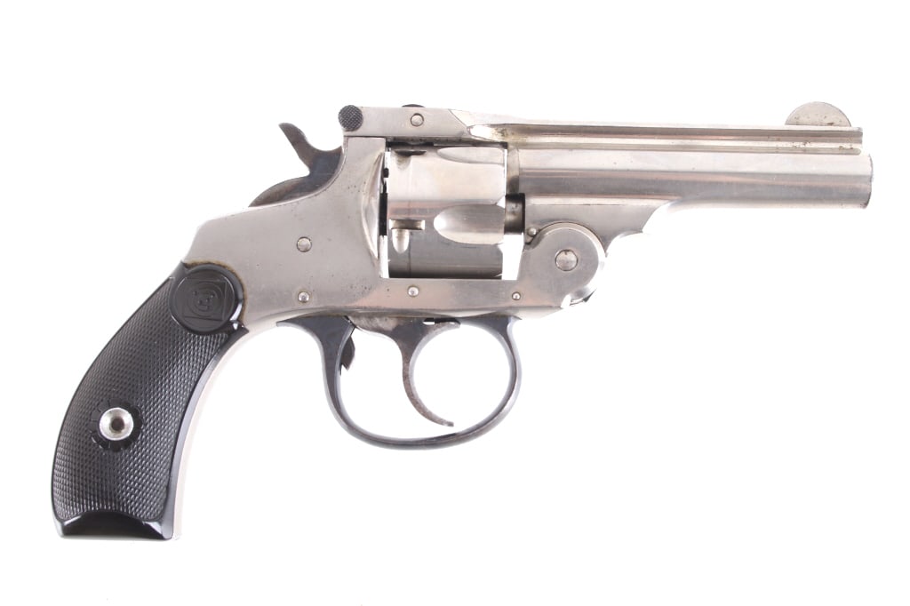 Harrington & Richards Auto Ejecting Model 3 Pistol: Featured in this lot we have a Harrington & Richards model 3 auto ejecting revolver chambered in .32 S&W. The revolver was manufactured in the early 1900 by Harrington & Richards. The revolver