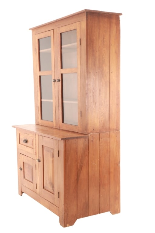 Antique Rustic Step-Back Cupboard, ca. 1890s-1900s - 14