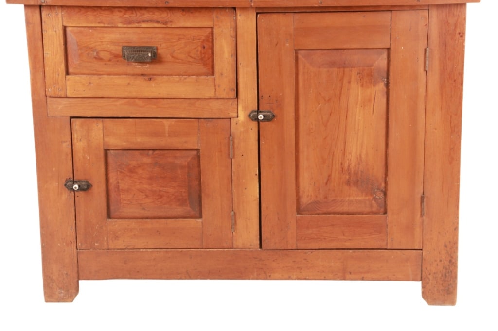 Antique Rustic Step-Back Cupboard, ca. 1890s-1900s - 8