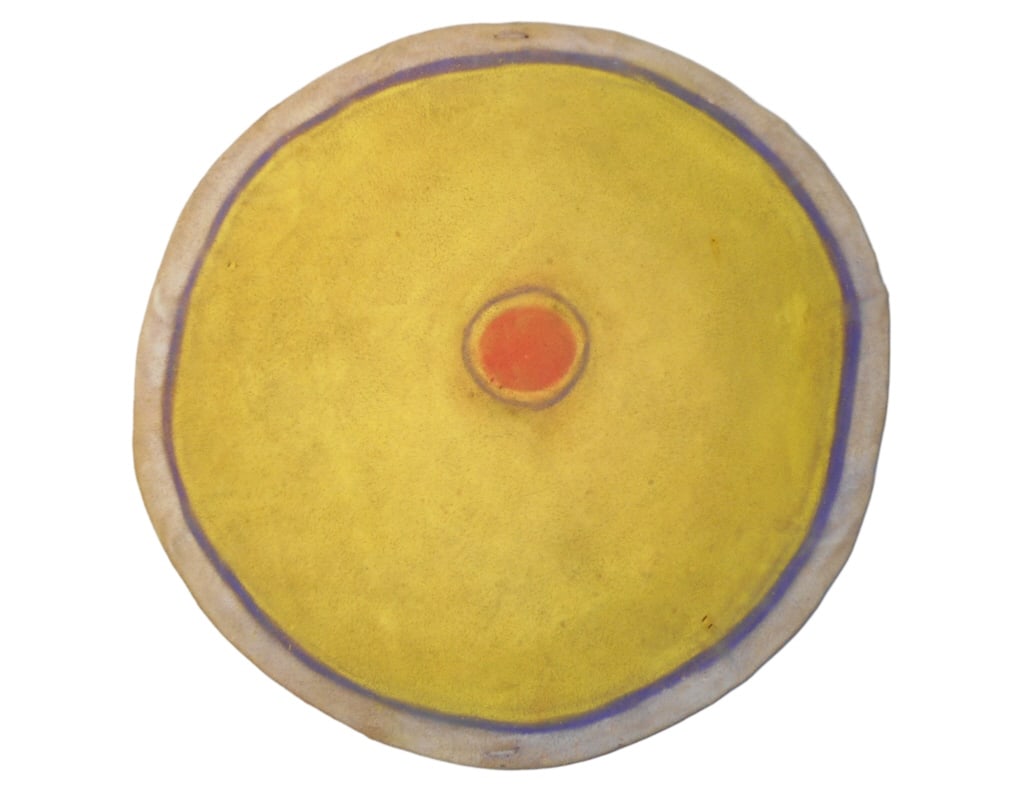 Southern Plains Painted War Shield w/ FENN Tag (1 of 5)