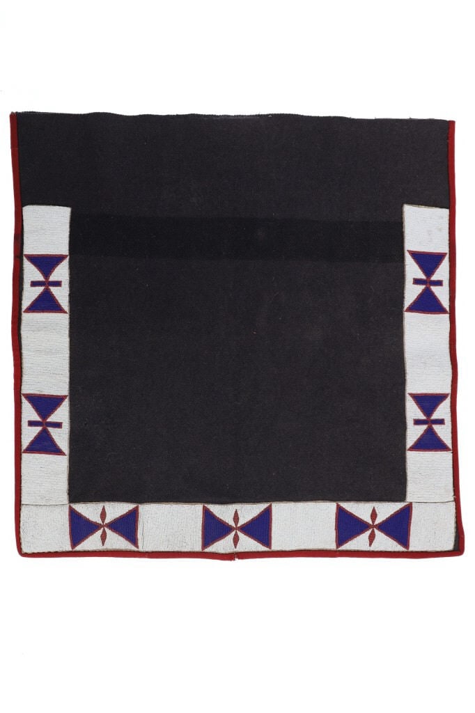 19th-C. Blackfeet Chief Little Dog Saddle Blanket (1 of 13)