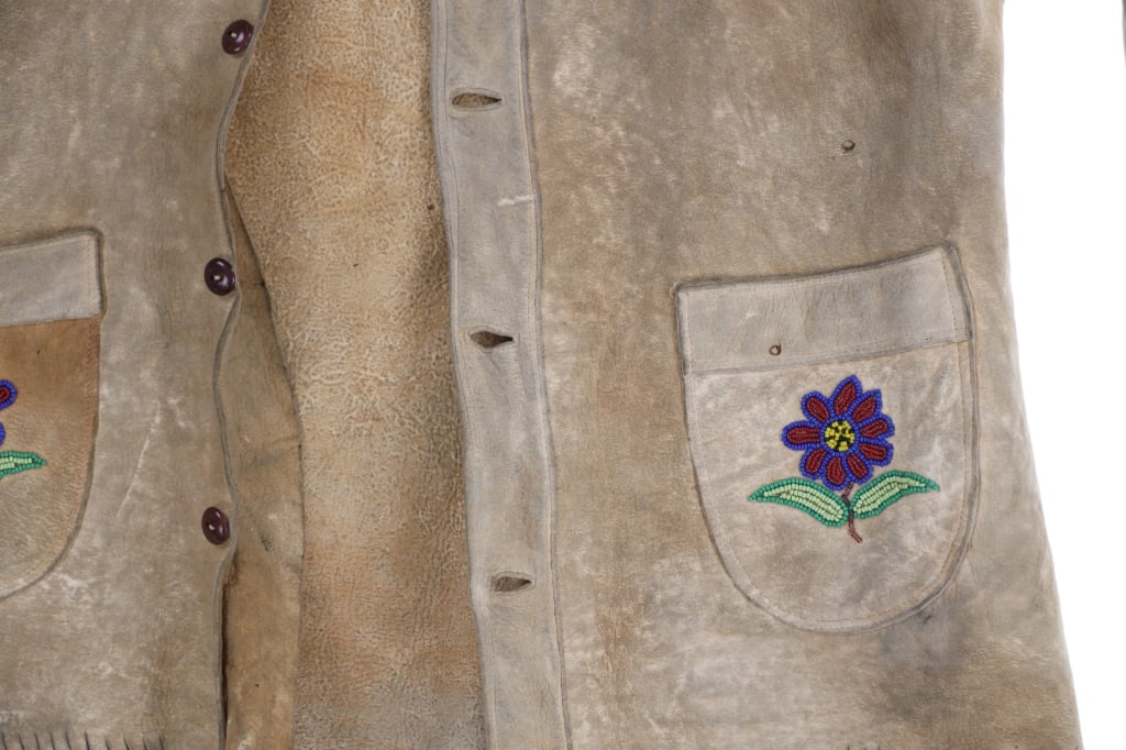 Metis-Cree Beaded Hide Scout Jacket ca. 1920- - 10