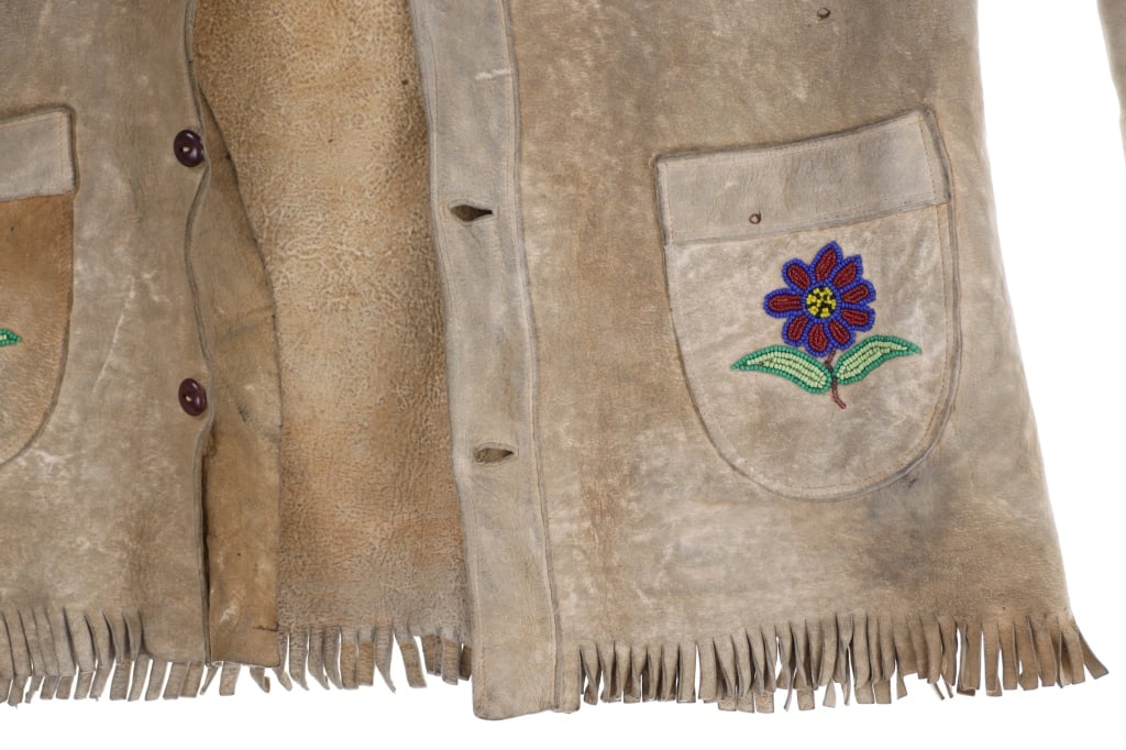 Metis-Cree Beaded Hide Scout Jacket ca. 1920- - 12