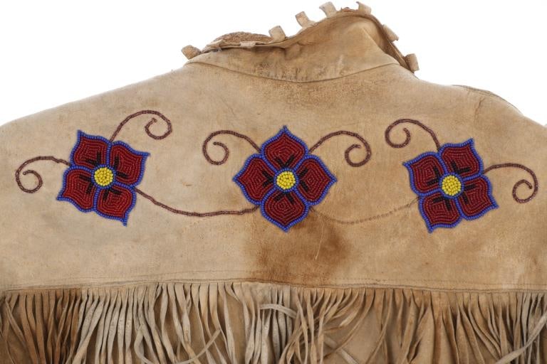 Metis-Cree Beaded Hide Scout Jacket ca. 1920- - 13