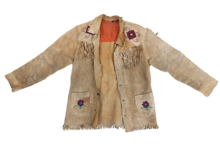 Metis-Cree Beaded Hide Scout Jacket ca. 1920- (1 of 14)